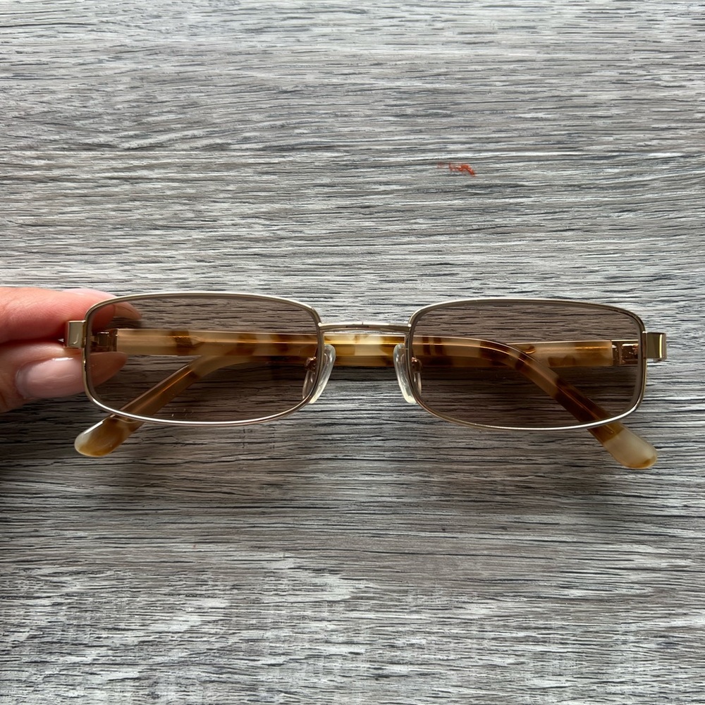 NWOT Velvet Canyon Metal Frame Rectangular Sunglasses